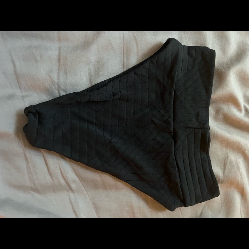 High waisted swim bottoms